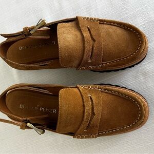 Donald J. Pliner Women’s Brown Suede Loafers